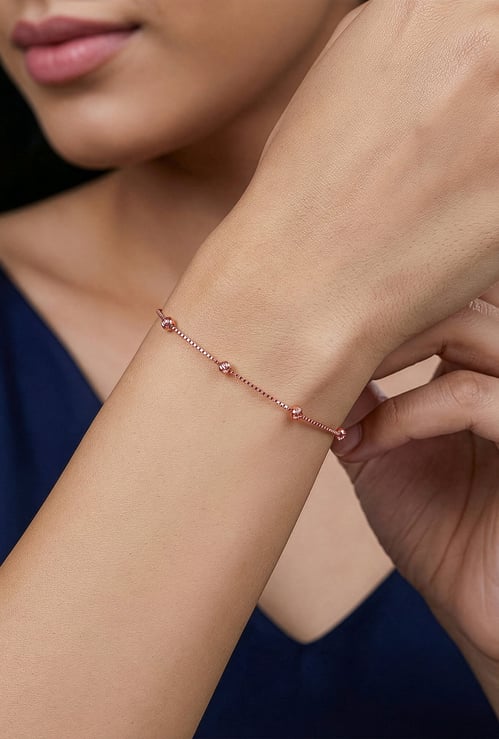 GIVA Glow in Motion Nova Sterling Silver Bracelet