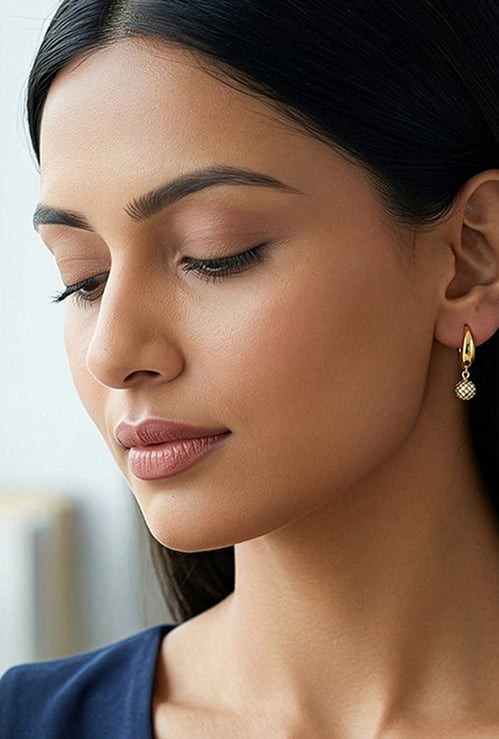 GIVA Glow in Motion Sterling Silver Drop Earrings