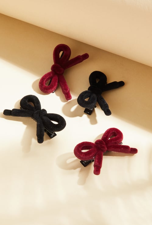 FAME FOREVER Bow Alligator Clips - Pack of 4