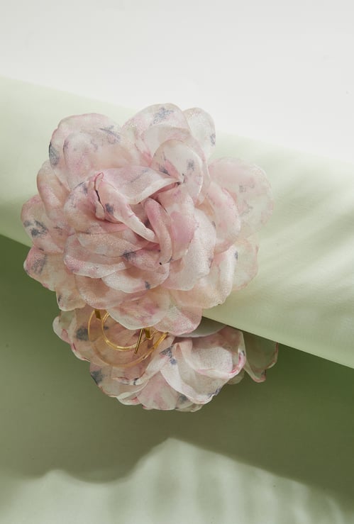 FAME FOREVER Floral Claw Clip