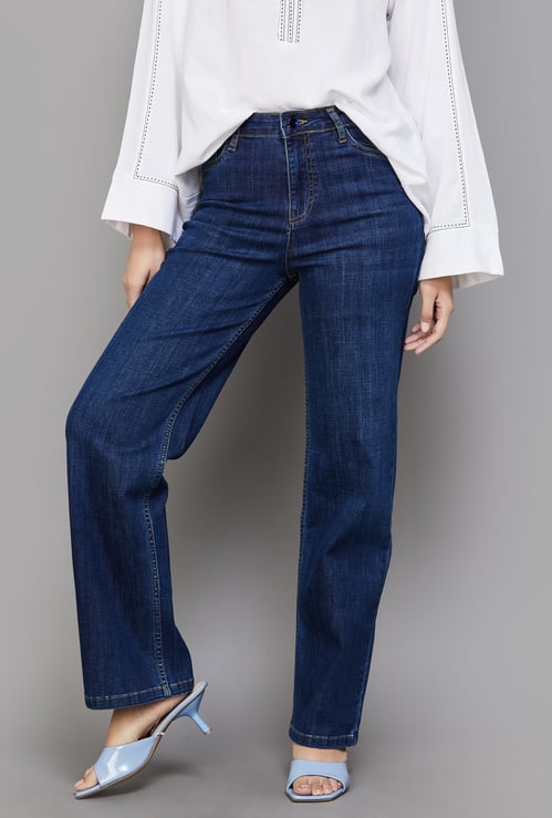 KRAUS High Rise Baggy Fit Jeans