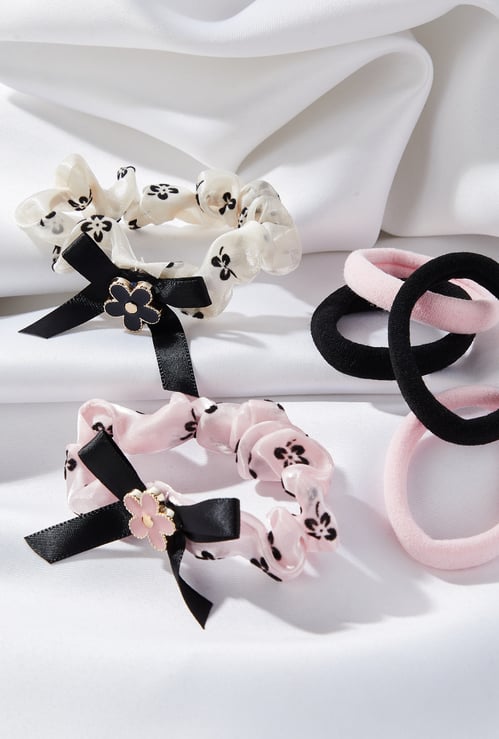 FAME FOREVER Assorted Hair Ties - Pack of 6