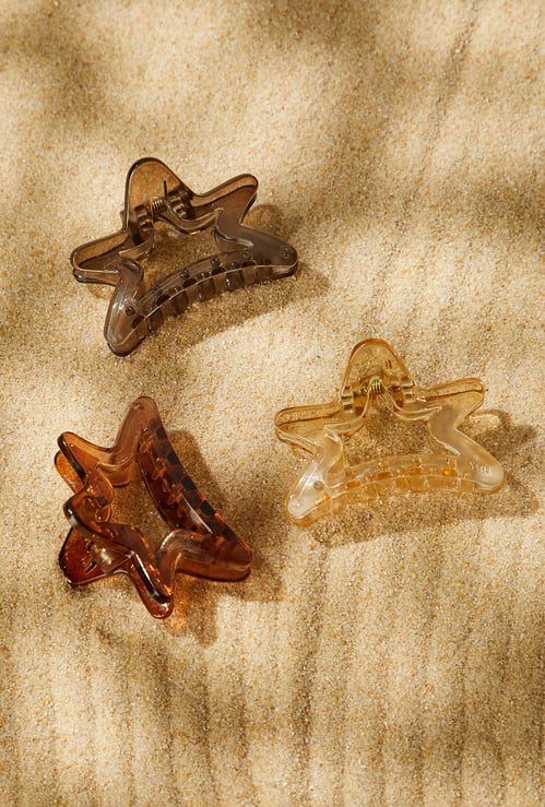 FAME FOREVER Star Claw Clip - Pack of 3
