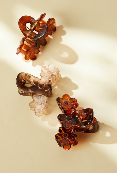 FAME FOREVER Assorted Claw Clips - Pack of 3