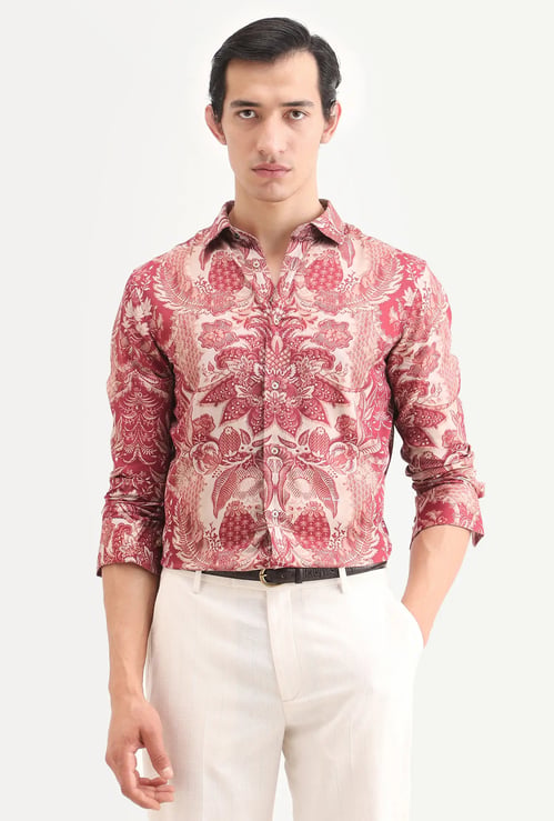 RARE RABBIT Printed Regular Fit Shirt