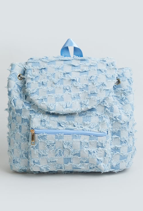 GINGER Textured Design Backpack