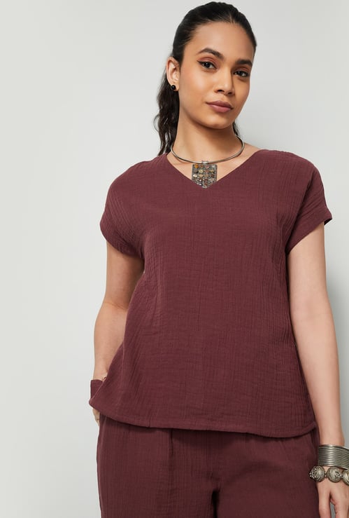COLOUR ME Textured Top
