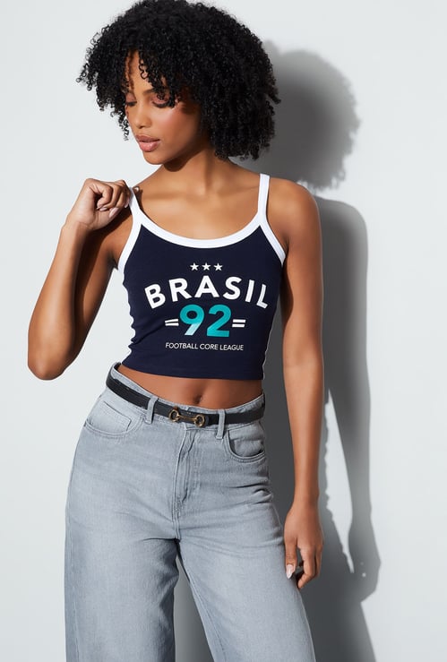 GINGER Typographic Print T-shirt