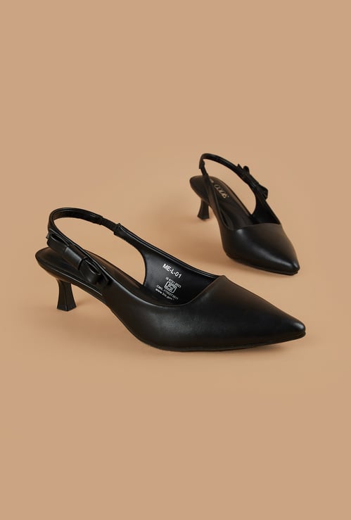 BRAND COLLECTION Embellished Kitten Heels