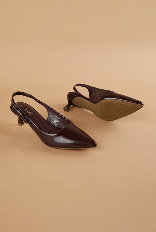 BRAND COLLECTION Embellished Kitten Heels