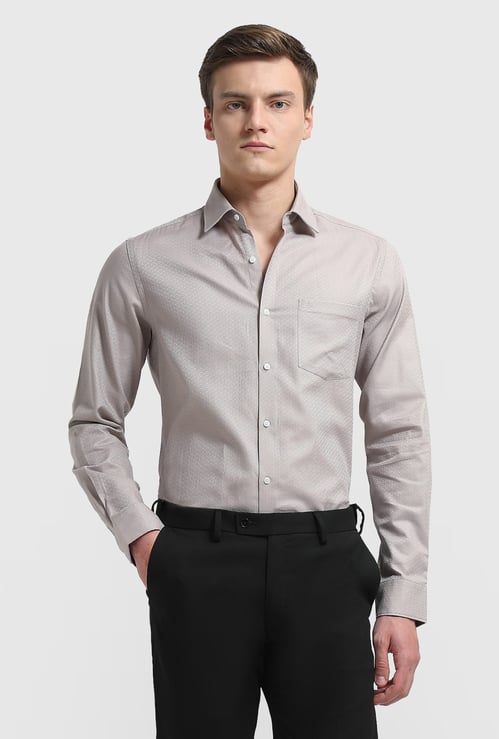 ARROW Geometric Patterned Slim Fit Formal Shirt
