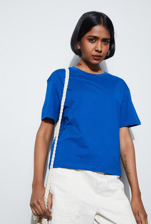 FAME FOREVER Solid T-shirt