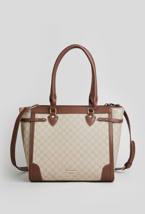 CODE Textured Shoulder Bag