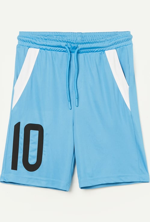 FAME FOREVER Boys Contrast Taping Shorts