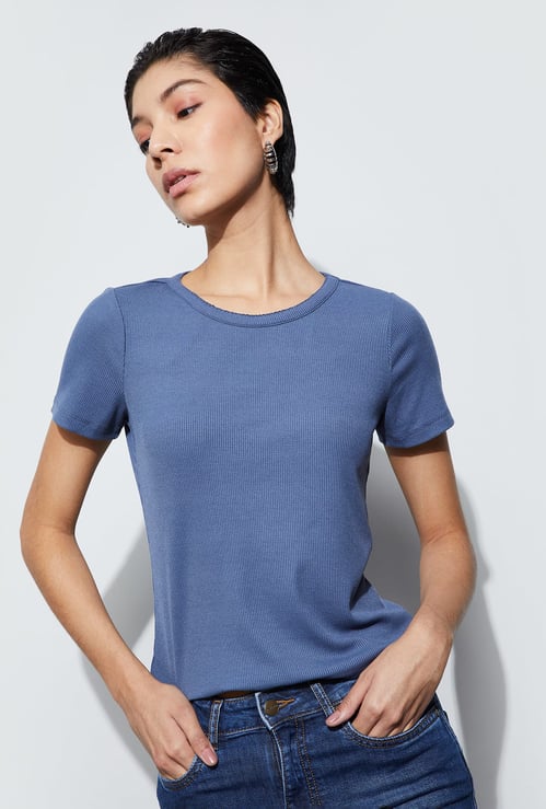 FAME FOREVER Ribbed T-shirt