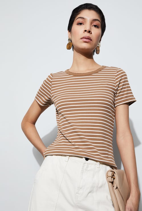 FAME FOREVER Striped T-shirt