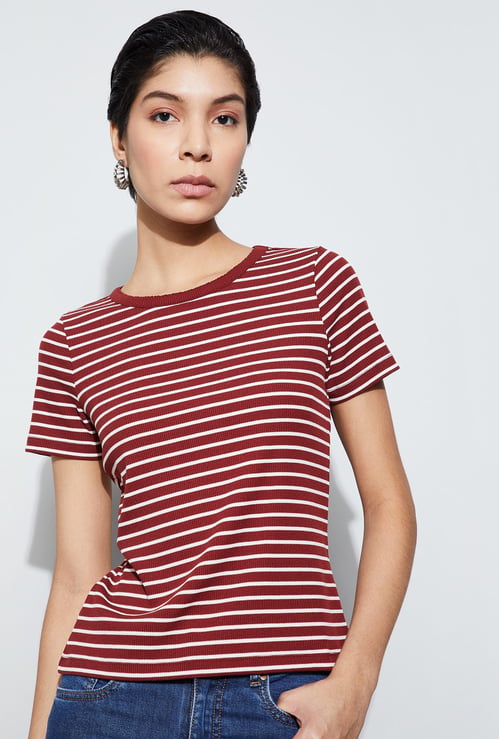 FAME FOREVER Striped T-shirt