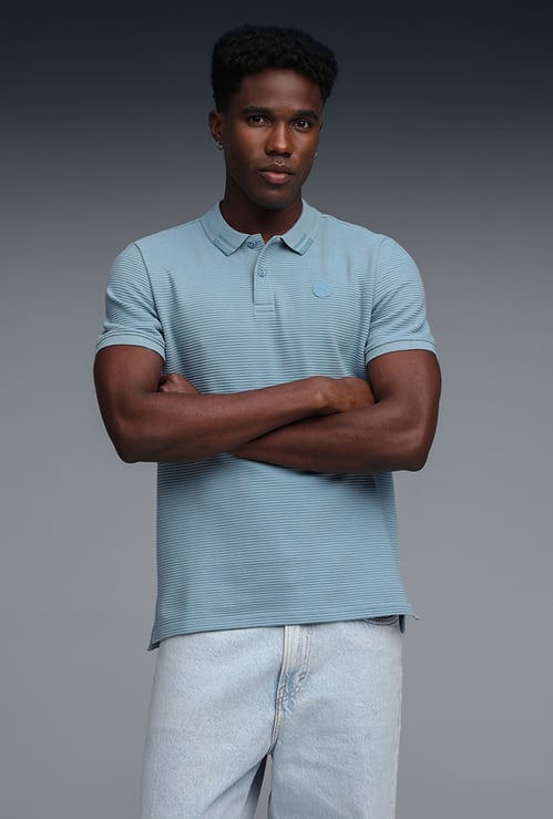PUMA Striped Polo T-shirt