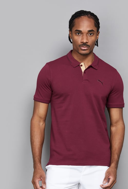 PUMA Solid Polo T-shirt