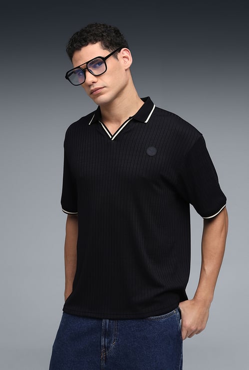 PUMA Textured Polo T-shirt