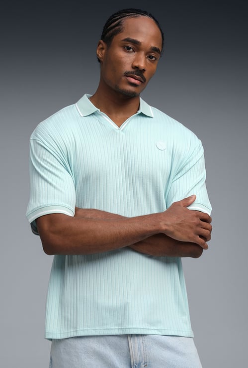 PUMA Ribbed Polo T-shirt