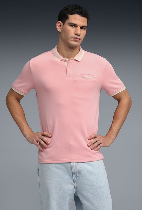 PUMA Solid Polo T-shirt