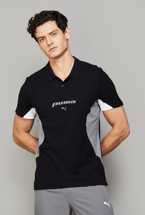 PUMA Colorblocked Polo T-shirt