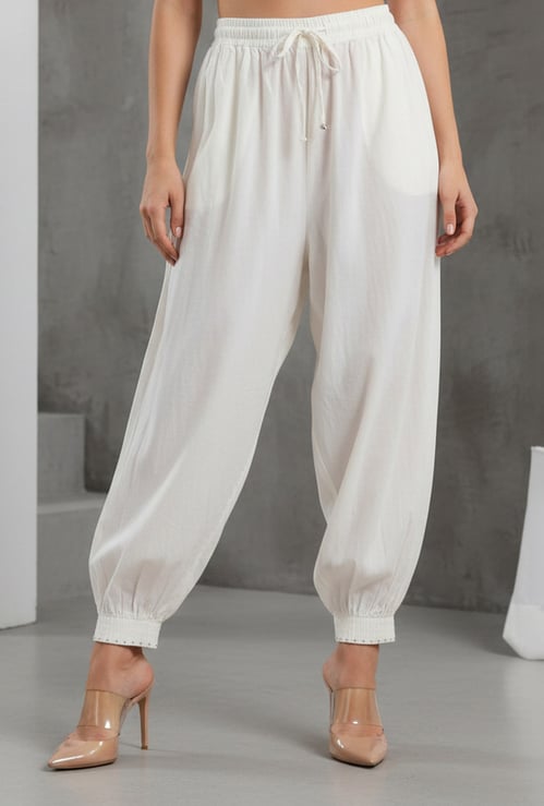 W Solid Salwar Pant