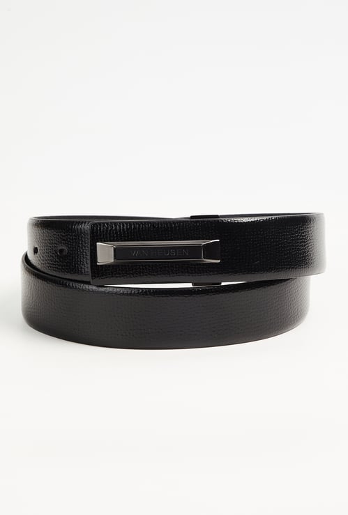 VAN HEUSEN Solid Leather Belt