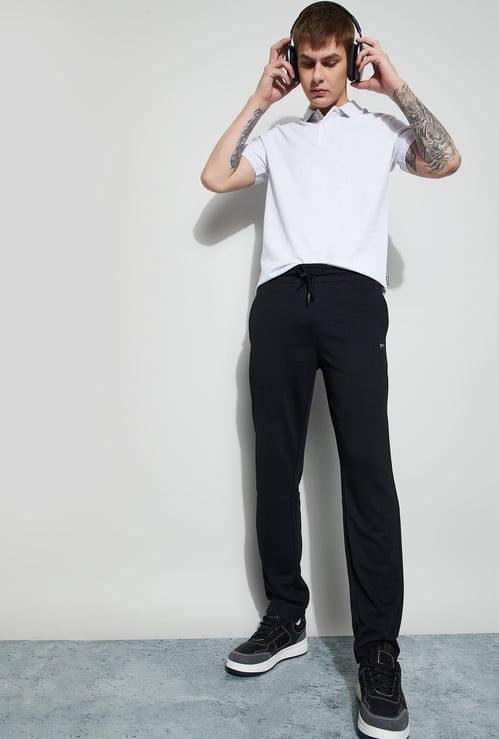 FAME FOREVER ACTIVE Textured Regular Fit Track Pants