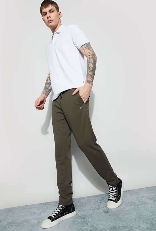FAME FOREVER ACTIVE Textured Regular Fit Track Pants