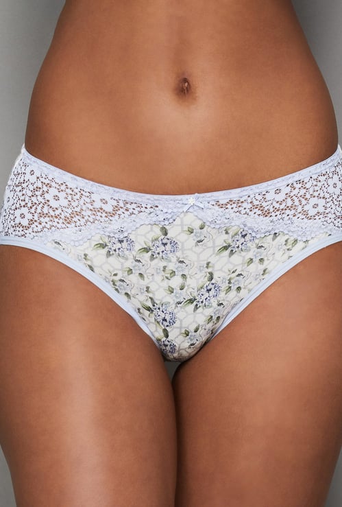 ENAMOR Floral Print Hipster Panties
