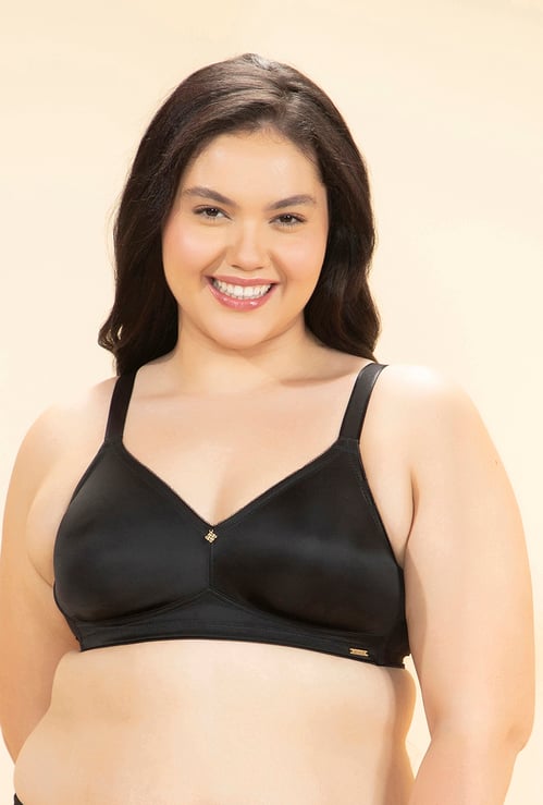 AMANTE Non-Padded Non-Wired Seamed Minimizer Bra