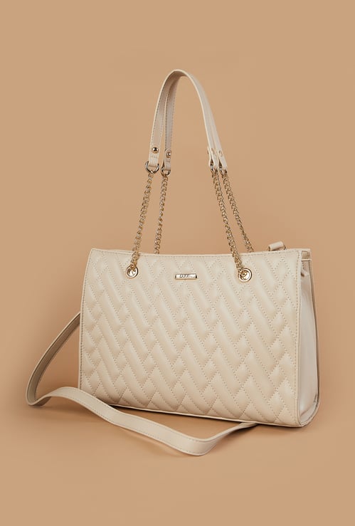 CODE Quilted Shoulder Bag
