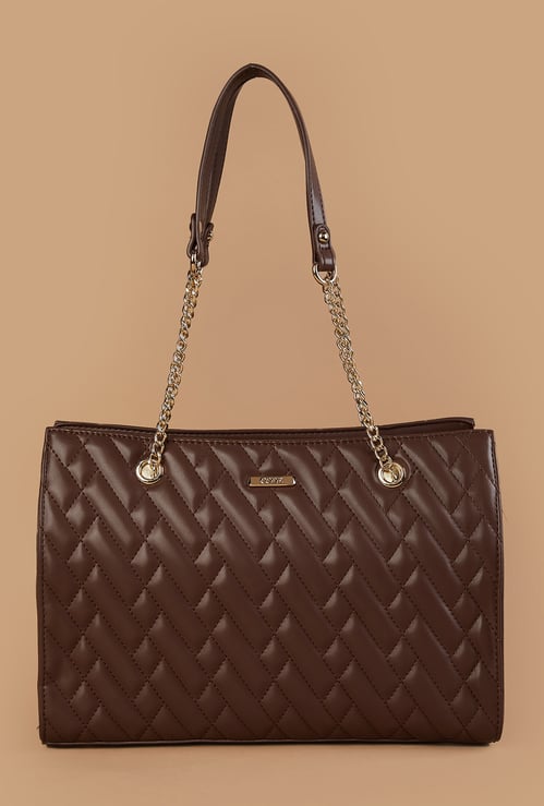 CODE Quilted Shoulder Bag