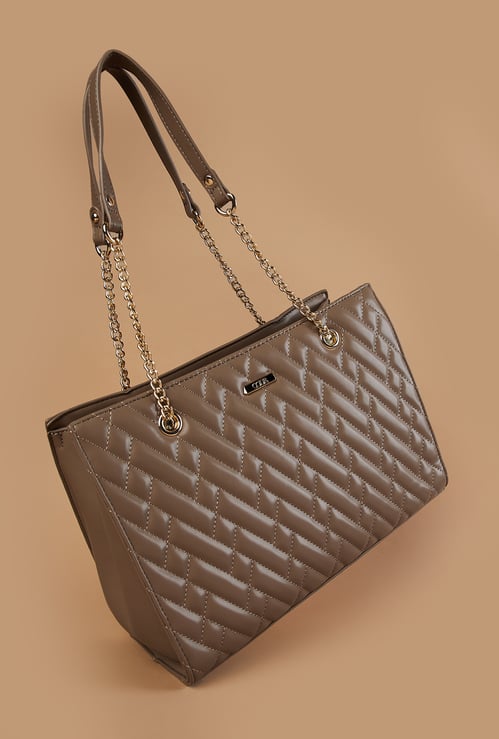 CODE Quilted Shoulder Bag