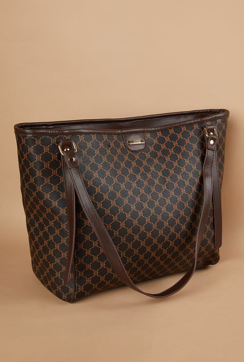 CODE Textured Shoulder Bag