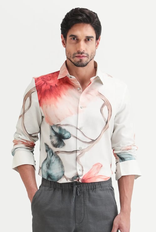 RARE RABBIT Printed Regular Fit Shirt