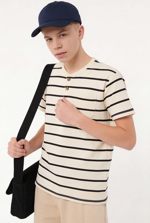 FAME FOREVER Boys Striped T-shirt
