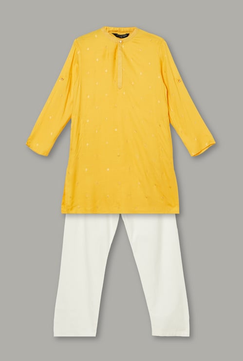 MELANGE Boys Printed Kurta with Pyjama Set