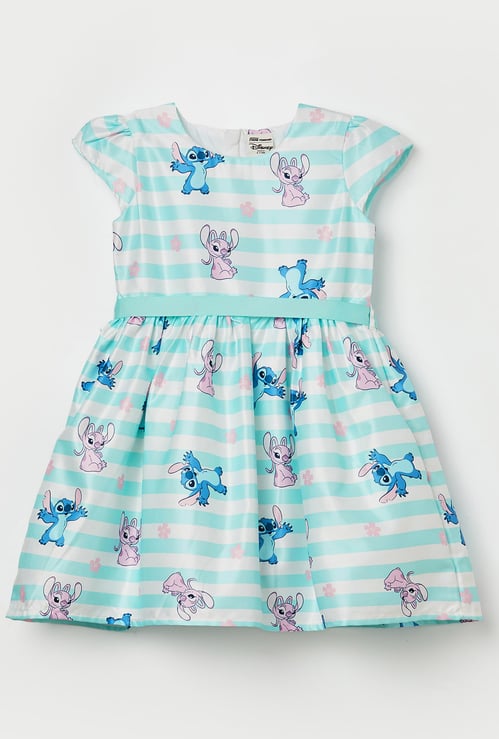FAME FOREVER Girls Stitch Print A-line Dress