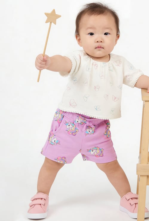 FAME FOREVER Girls Printed Shorts
