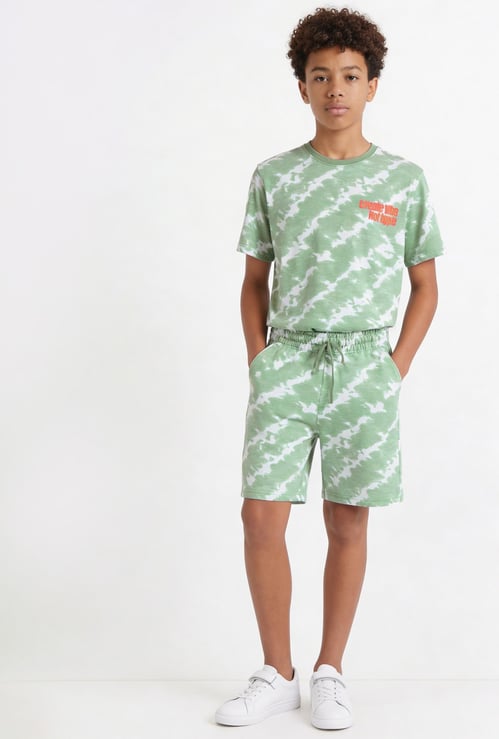 FAME FOREVER Tie & Dye Regular Shorts