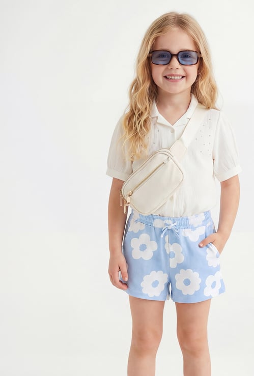 FAME FOREVER Girls Printed Shorts