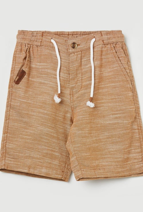 FAME FOREVER Boys Textured Regular Shorts