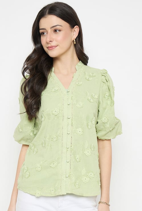 MADAME Embroidered Top