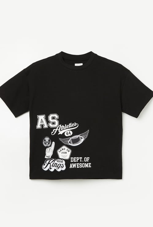 ALLEN SOLLY Boys Graphic Print T-shirt