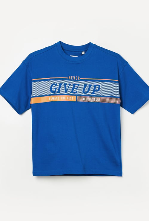ALLEN SOLLY Boys Graphic Print T-shirt