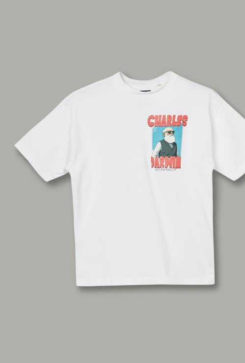 ALLEN SOLLY Boys Graphic Print T-shirt