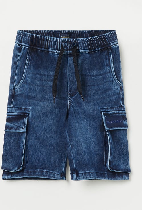ALLEN SOLLY Boys Solid Regular Shorts